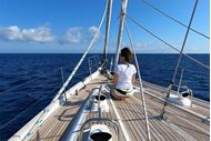 Immagine di Just Be - Oyster 56 | Luxury sailing yacht | Vacanza a vela charter | Sicilia isole Egadi o Eolie