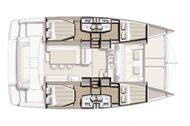 Catamarano Bali 4.1 - layout cabine