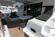 Lagoon 42 luxury catamaran anchored in Sardinia