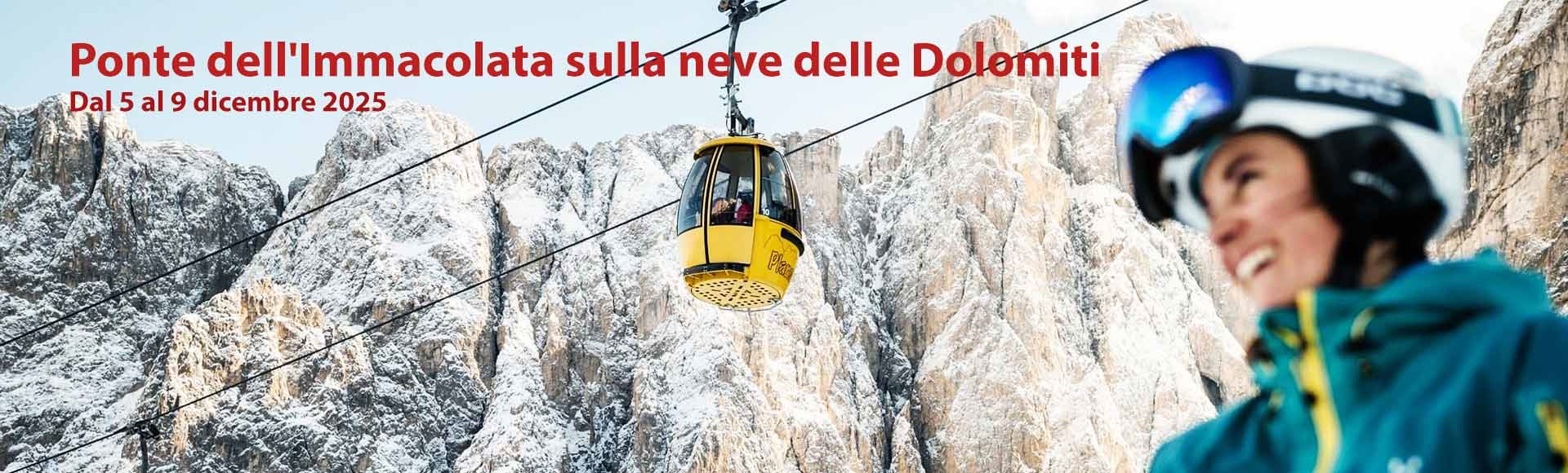 Festa dell’Immacolata sulla neve | Campitello di Fassa | 5 giorni / 4 notti