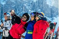Ponte dell'Immacolata sulla neve in Alta Badia - vacanza di gruppo