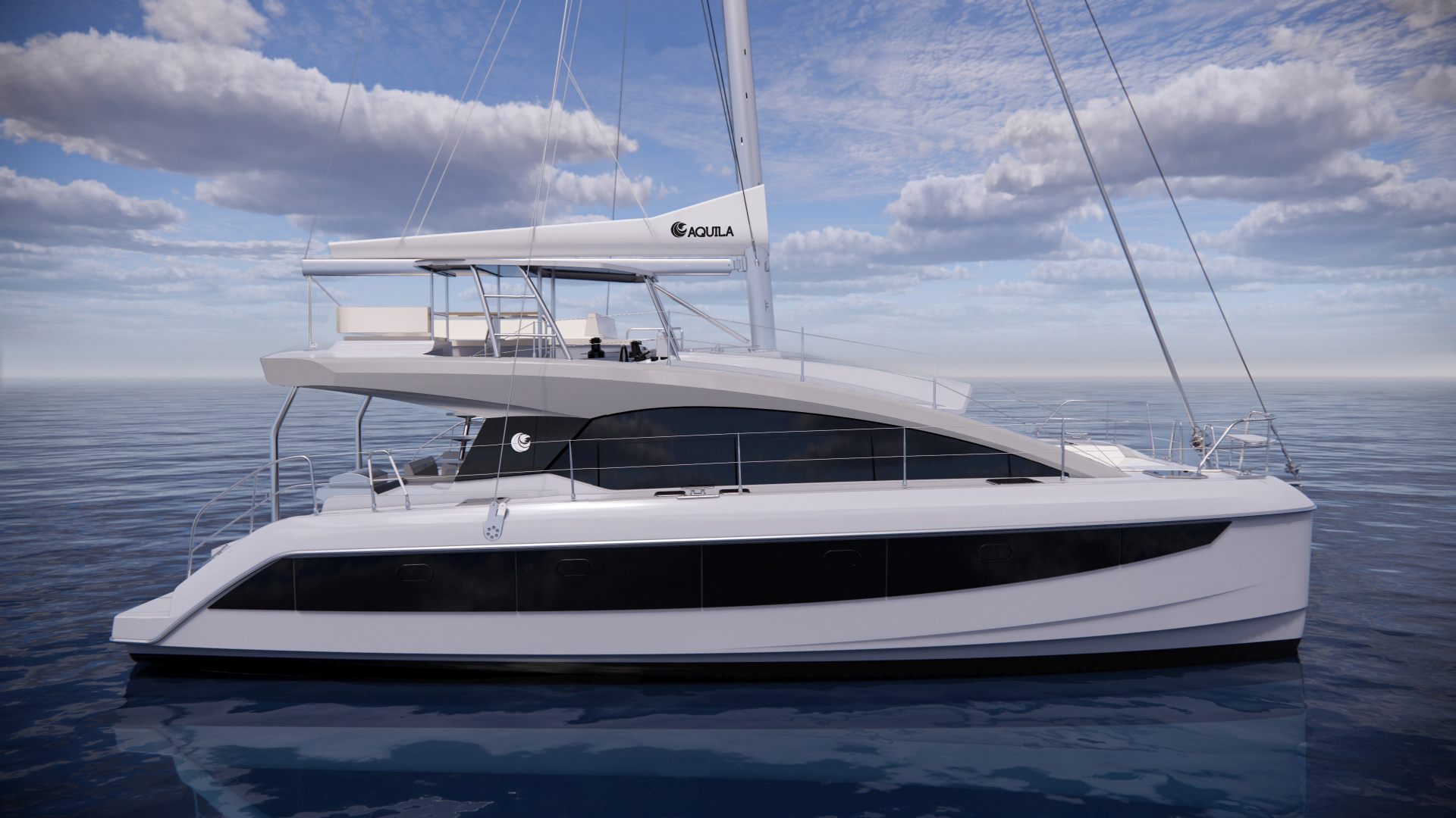 Aquila 45 Sail — vista laterale esterna