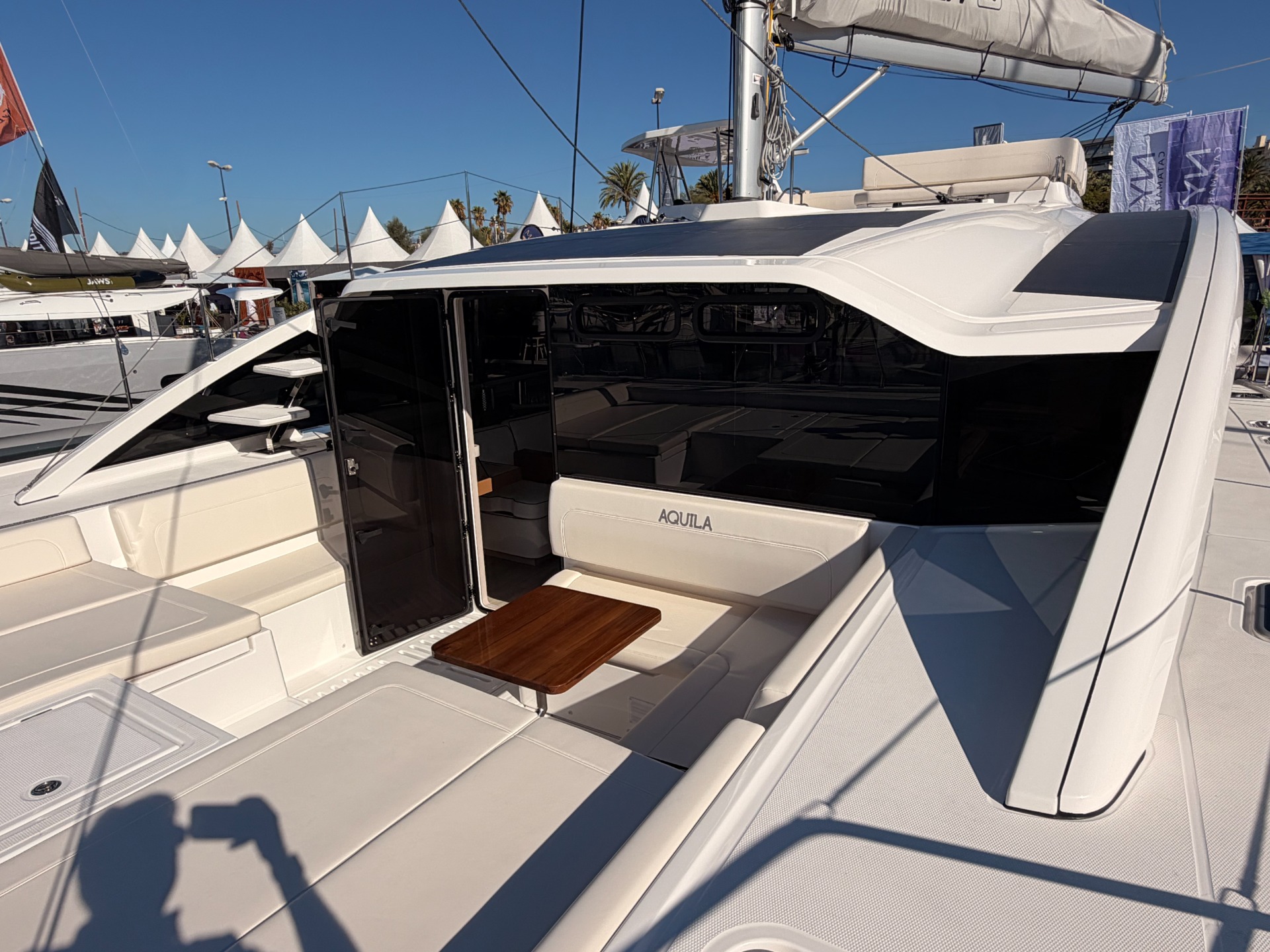 Aquila 45 Sail — pozzetto di poppa vista V