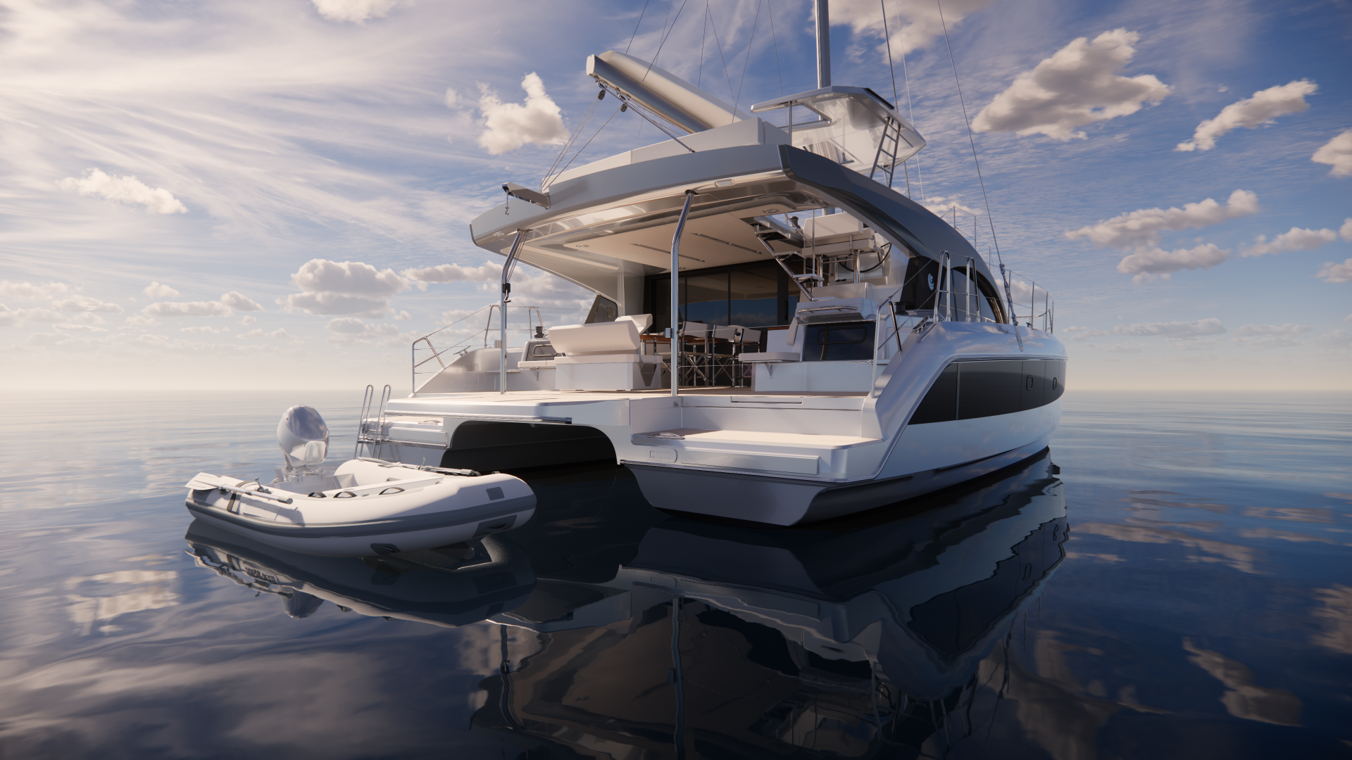 Aquila 45 Sail — cockpit di poppa