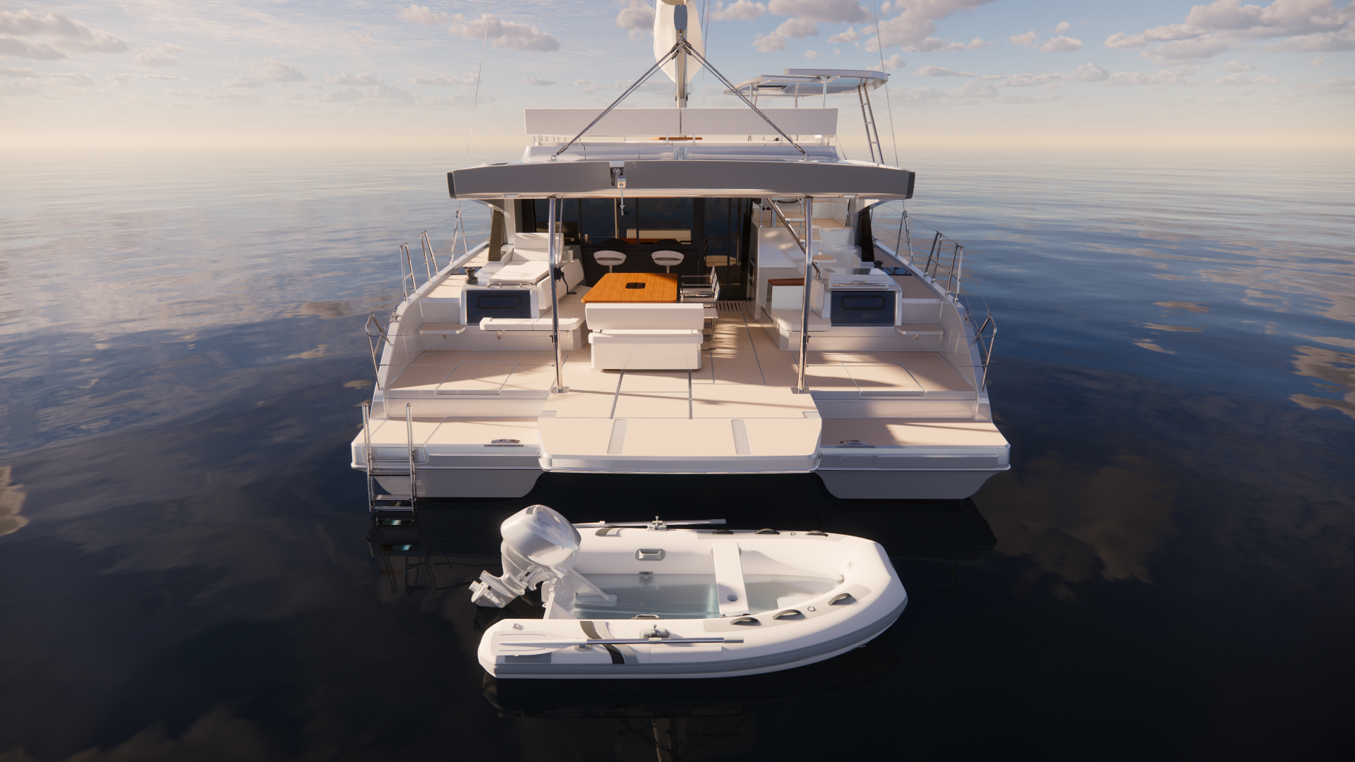 Aquila 45 Sail — cockpit di poppa vista II