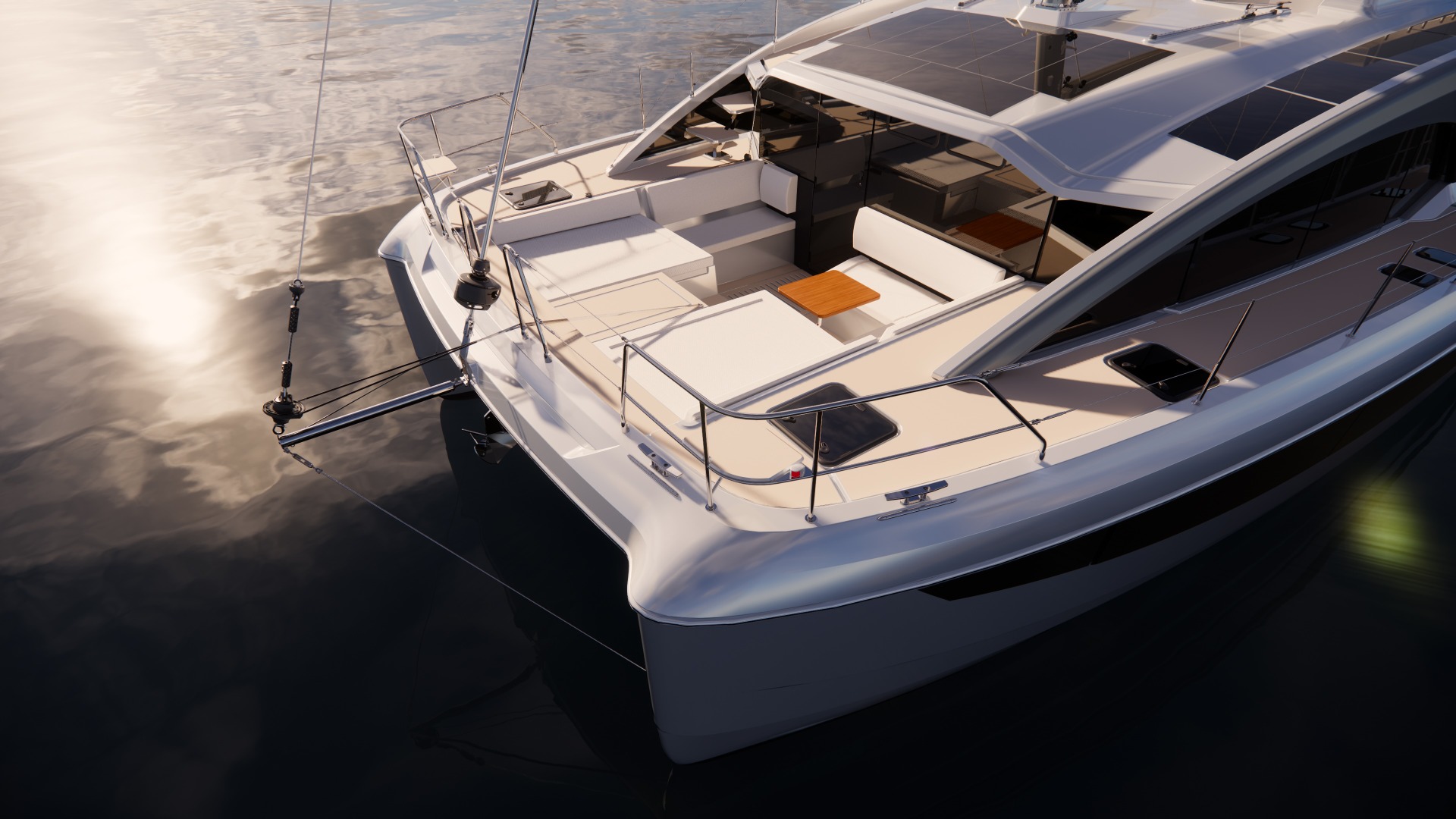 Aquila 45 Sail — cockpit di prua vista II