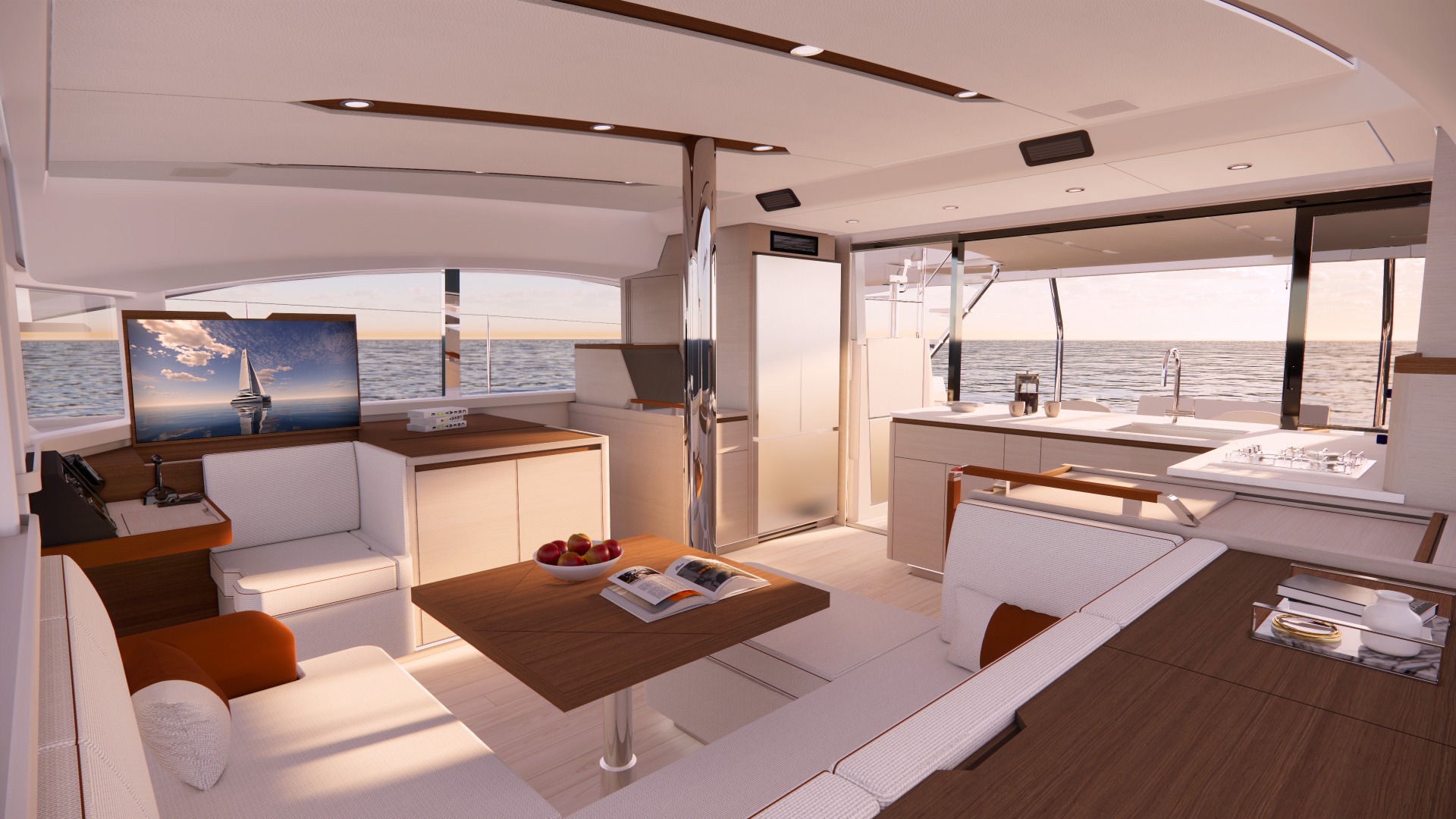 Aquila 45 Sail — salone vista IV